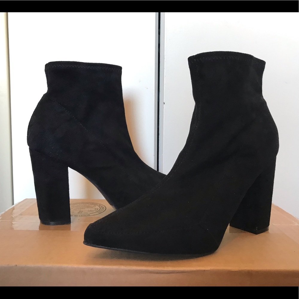 Suede Heeled Boots